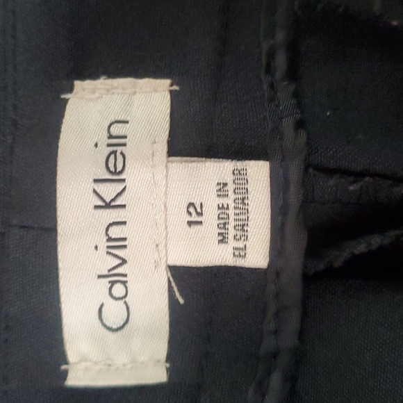 Calvin Klein Blue Straight Leg Pants Size 12 - Picture 8 of 12